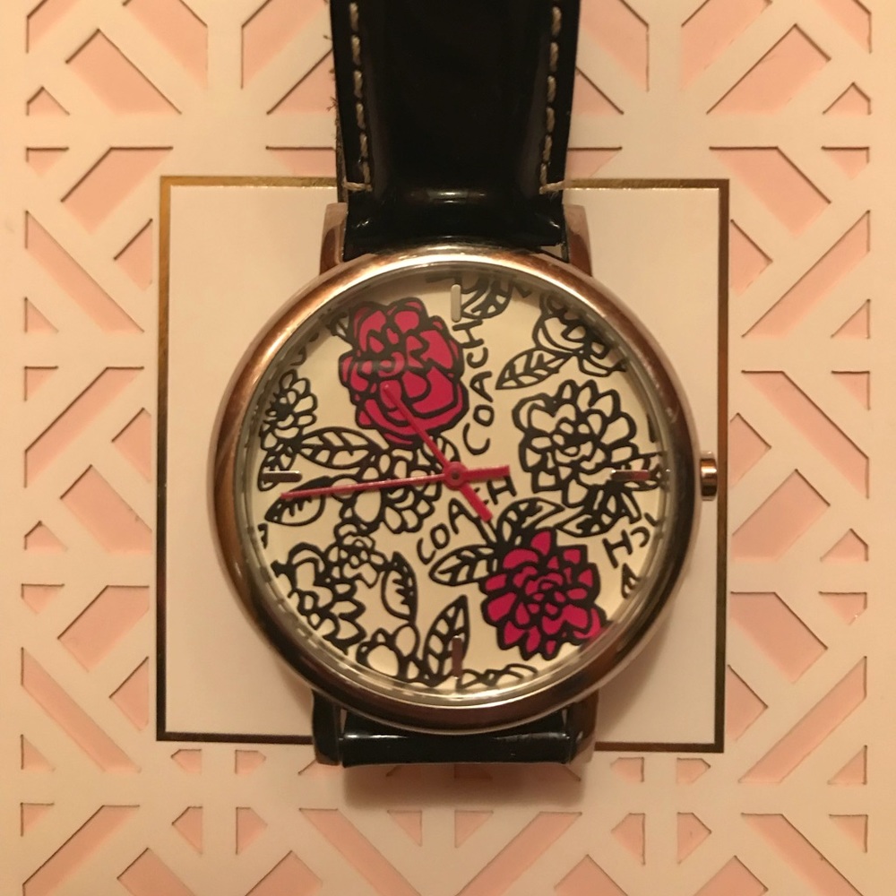 Coach Poppy collection watch